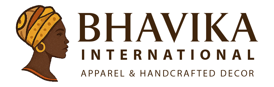 Bhavika International logo – handcrafted ethnic apparel and decor exporter